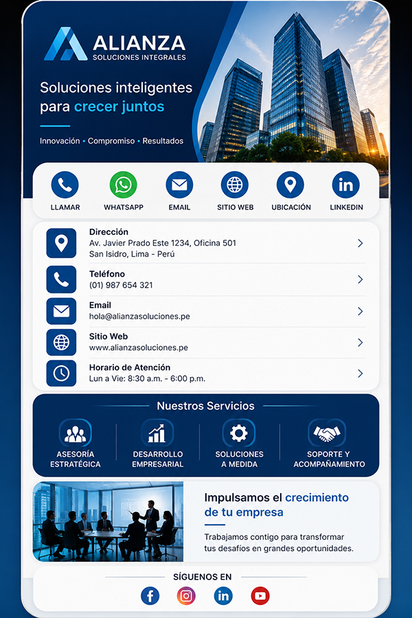 vCard para empresas